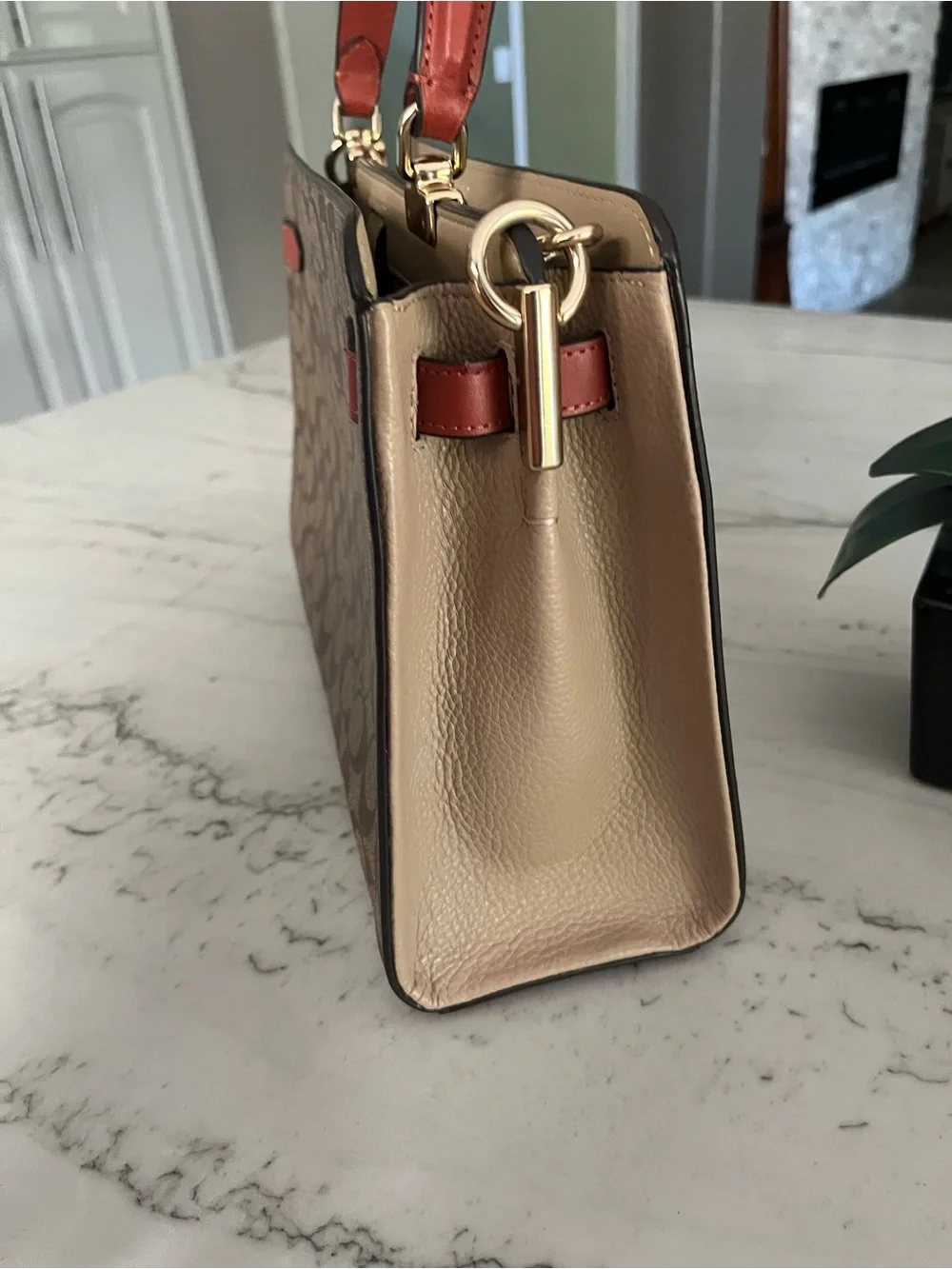 Coach Lane Carriall Top Handle Satchel Large